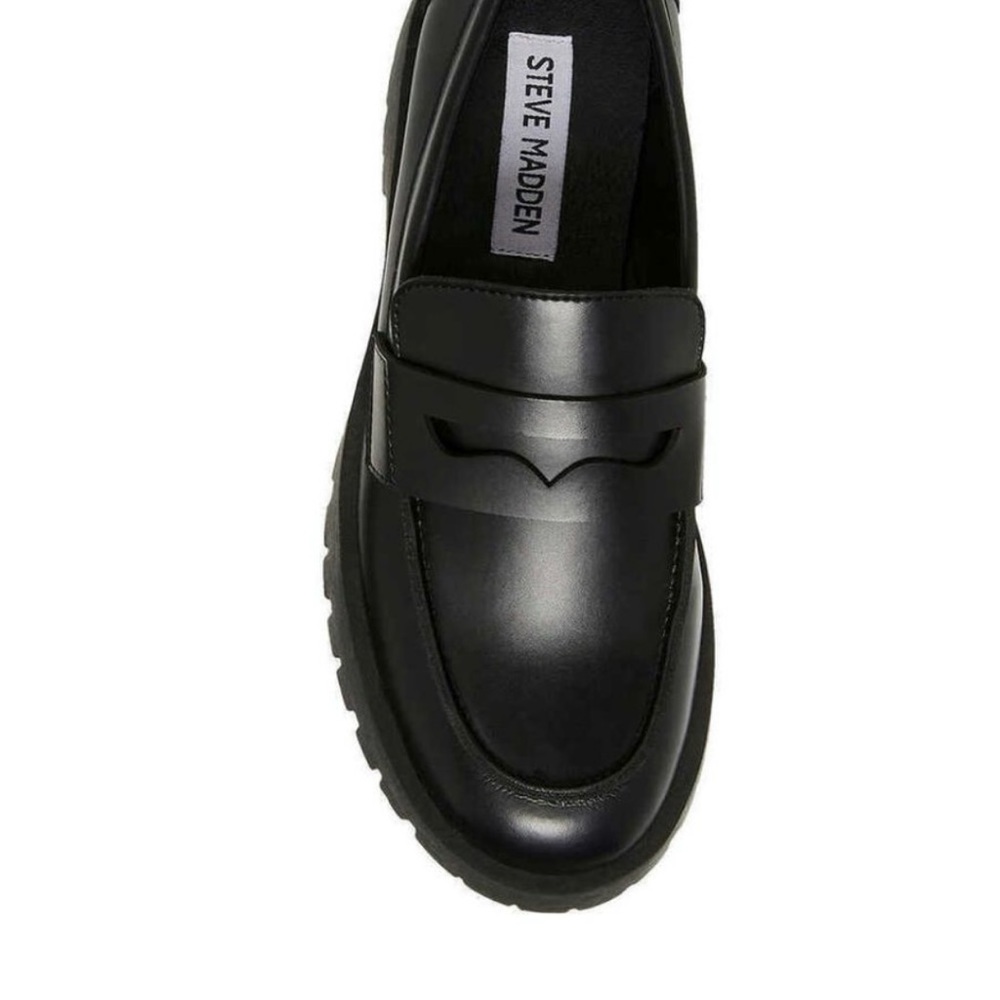 Steve Madden ladies Lug loafers , Black - Picture 2 of 6